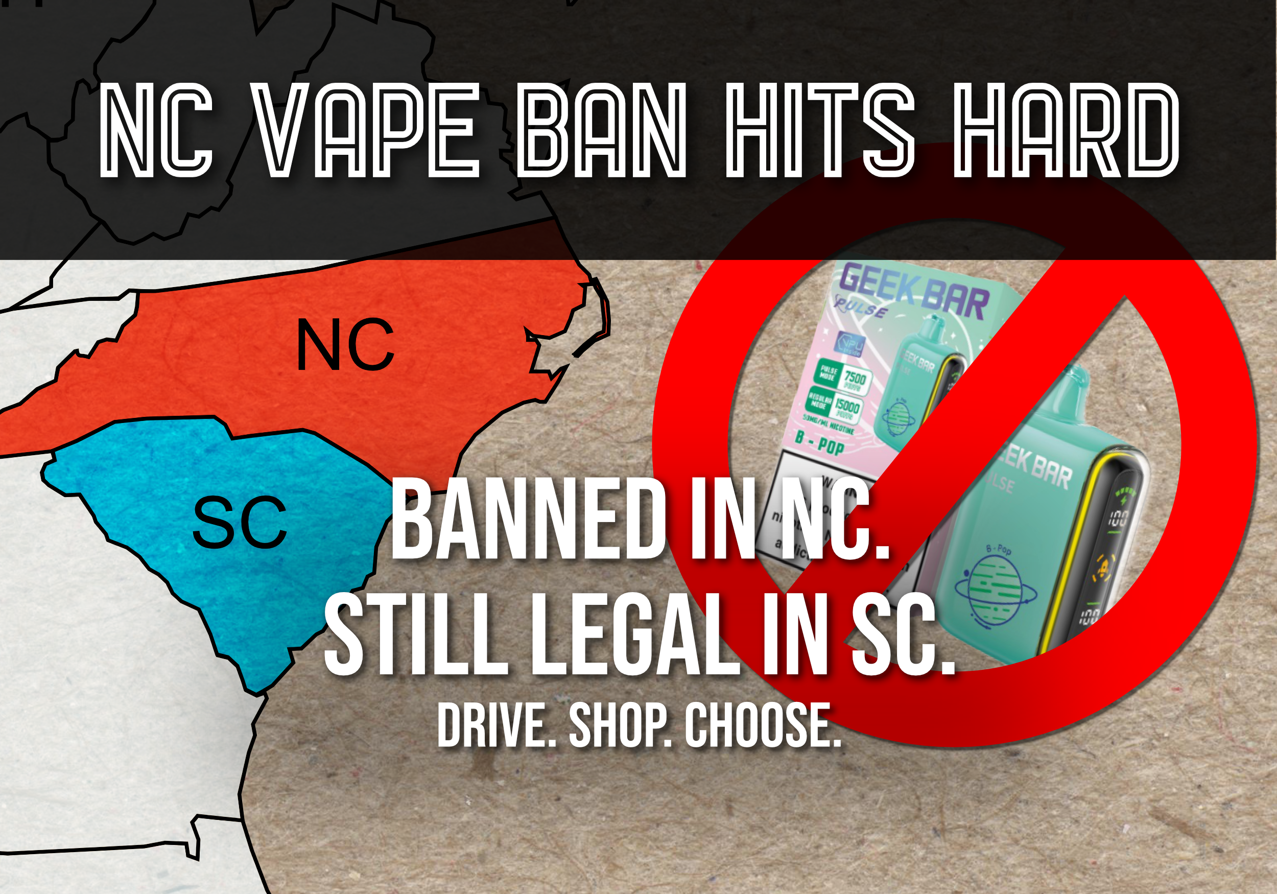NC Vape Ban: What It Means for South Carolina